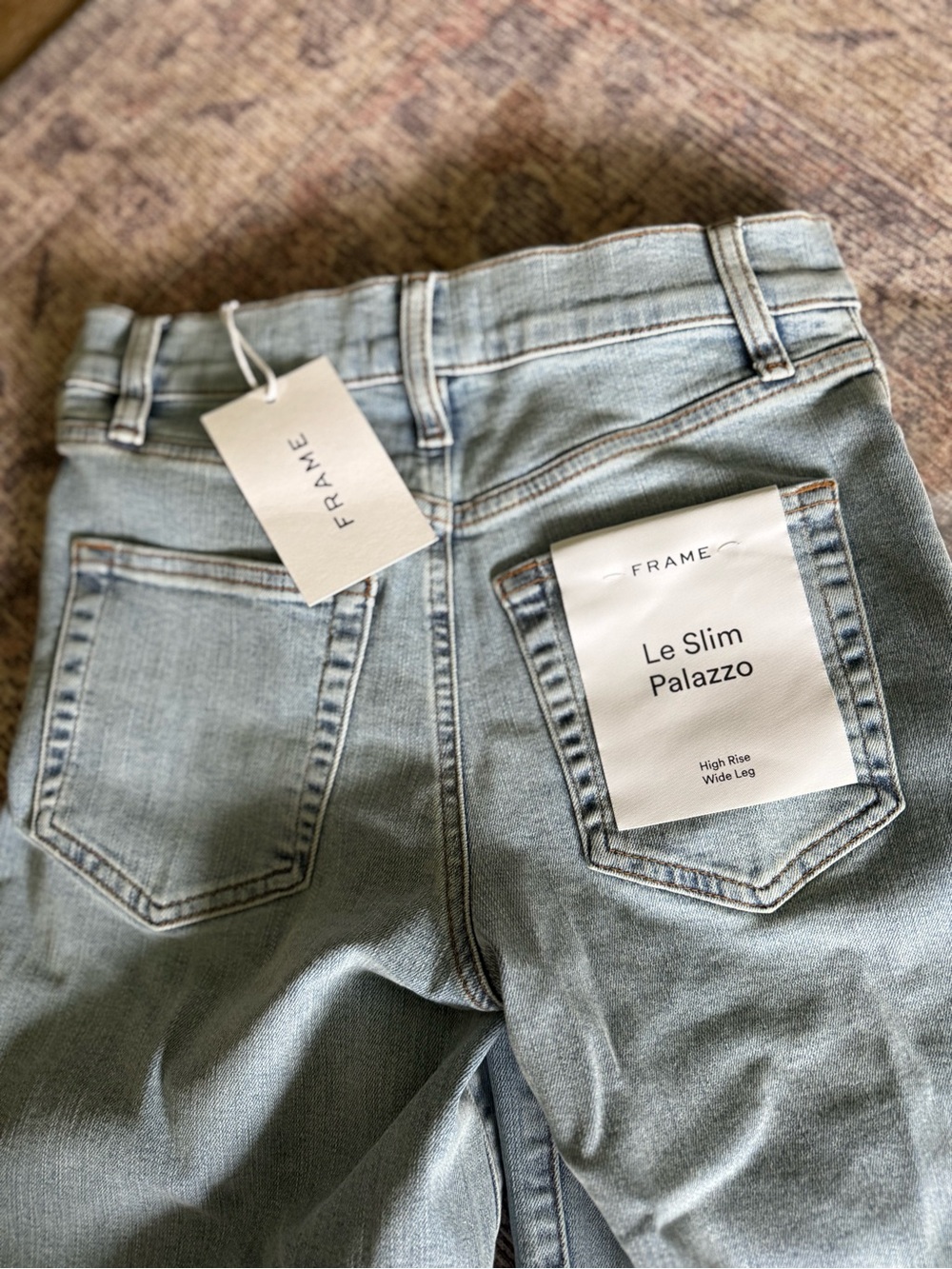Frame le slim palazzo size 25 tribute